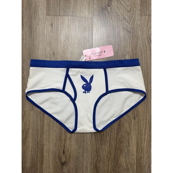 Y2K Vintage Playboy Property Of Playboy Bunny Head Briefs Underwear‎ Size L - Picture 2 of 15